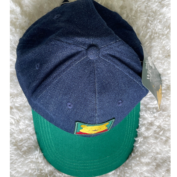 Disney Winnie The Pooh Blue Denim Baseball Cap Hat NEW Adult - Picture 3 of 9